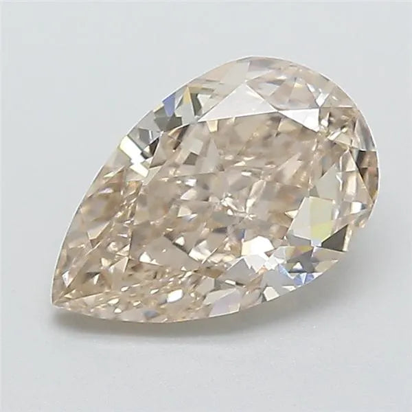 1.91ct Pear Lab Grown Diamond (Colour Very Light Brown, Clarity VVS2, IGI Certified)