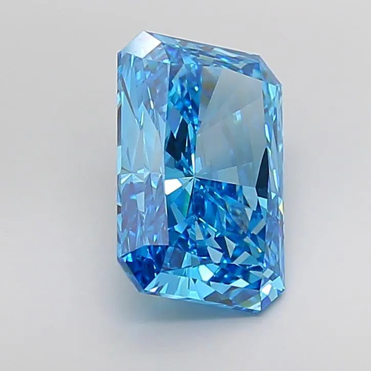 1.91ct Radiant Lab Grown Diamond (Colour Fancy Vivid Blue, Clarity VS1, IGI Certified)