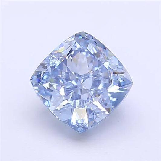 1.92ct Cushion modified Lab Grown Diamond (Colour Fancy Vivid Blue, Clarity VVS2, IGI Certified)