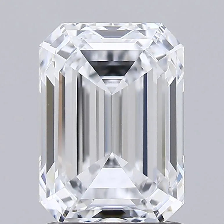 1.92ct Emerald Lab Grown Diamond (Colour D, Clarity IF, IGI Certified)