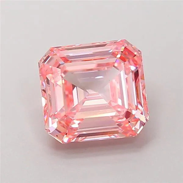 1.92ct Emerald Lab Grown Diamond (Colour Fancy Vivid Pink, Clarity VVS2, IGI Certified)