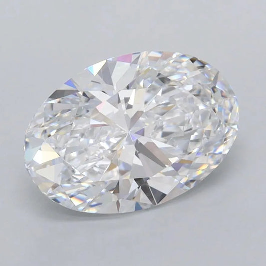 1.94ct Oval Lab Grown Diamond (Colour D, Clarity FL, IGI Certified)