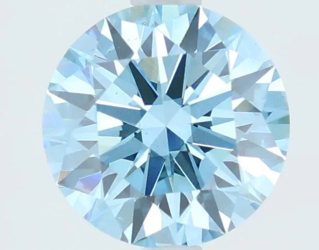 1.94ct Round Lab Grown Diamond (Colour Fancy Vivid Blue, Clarity VS1, Cut ID, IGI Certified)