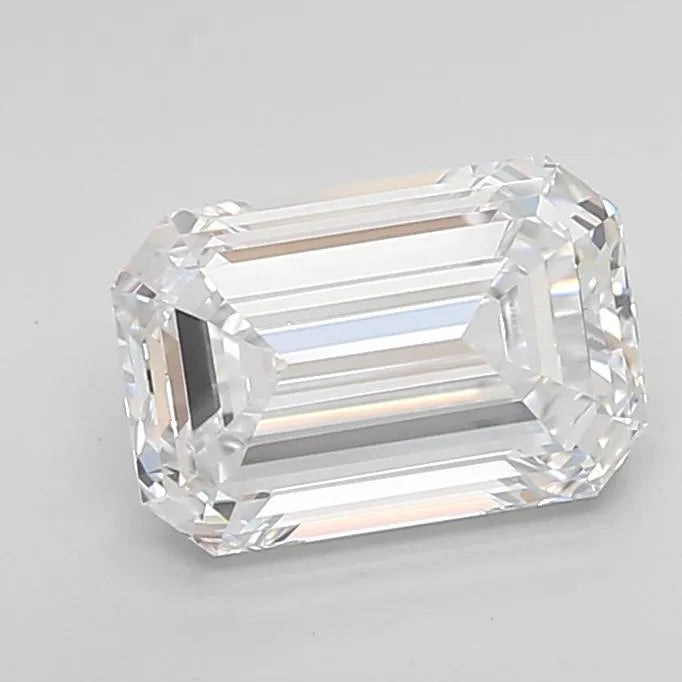 1.95ct Emerald Lab Grown Diamond (Colour D, Clarity IF, IGI Certified)