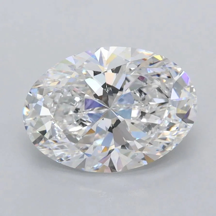 1.95ct Oval Lab Grown Diamond (Colour D, Clarity FL, IGI Certified)