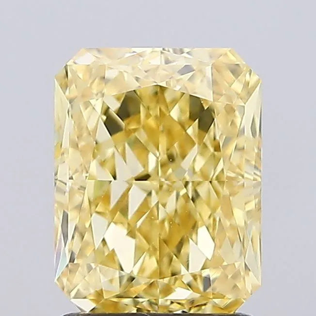 1.95ct Radiant Lab Grown Diamond (Colour Fancy Vivid Yellow, Clarity VVS2, IGI Certified)