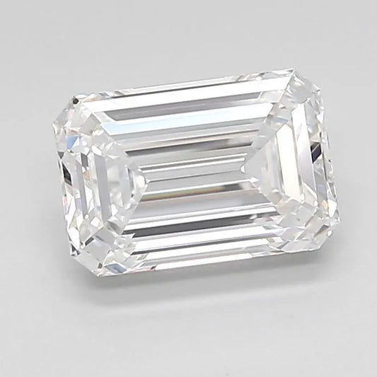 1.96ct Emerald Lab Grown Diamond (Colour D, Clarity FL, Cut EX, IGI Certified)