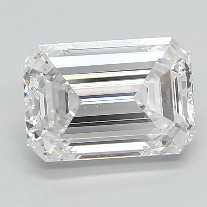 1.96ct Emerald Lab Grown Diamond (Colour D, Clarity IF, Cut EX, IGI Certified)
