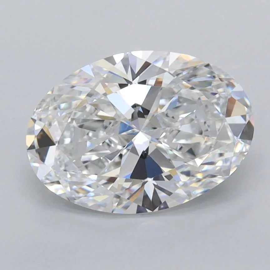 1.96ct Oval Lab Grown Diamond (Colour D, Clarity FL, IGI Certified)
