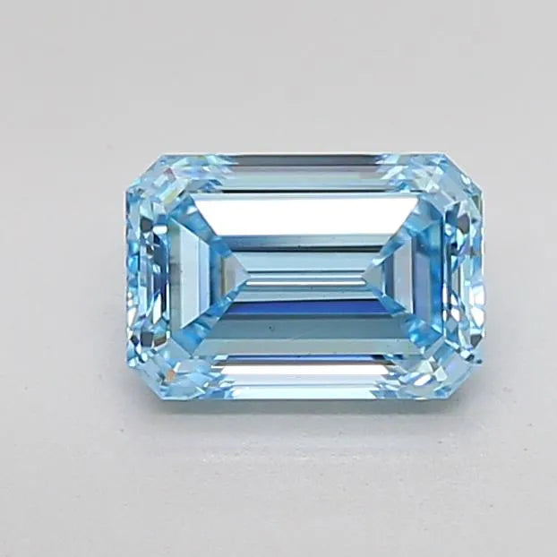 1.98ct Emerald Lab Grown Diamond (Colour Fancy Intense Blue, Clarity VS1, IGI Certified)
