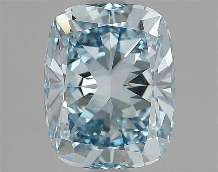 1.99ct Cushion modified Lab Grown Diamond (Colour Fancy Vivid Blue, Clarity VS1, IGI Certified)