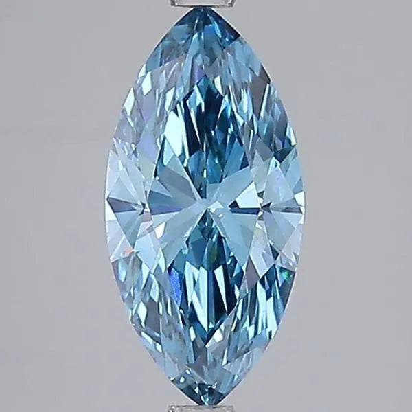 1.99ct Marquise Lab Grown Diamond (Colour Fancy Vivid Blue, Clarity VS1, IGI Certified)