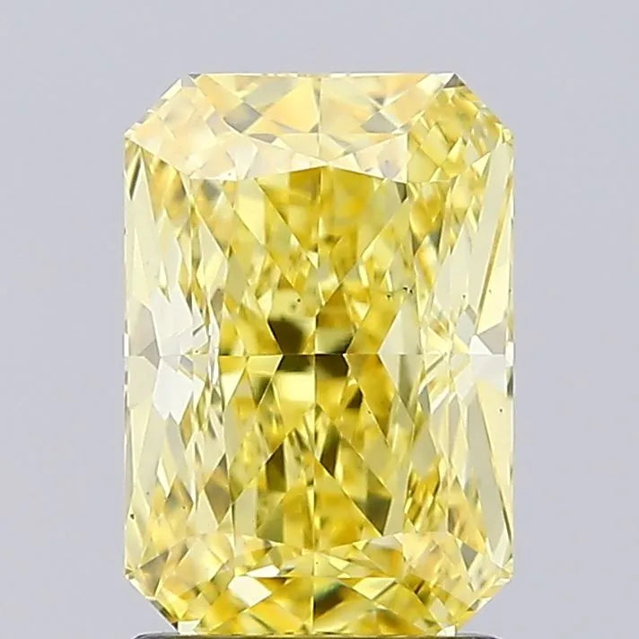 1.99ct Radiant Lab Grown Diamond (Colour Fancy Vivid Yellow, Clarity VS1, IGI Certified)