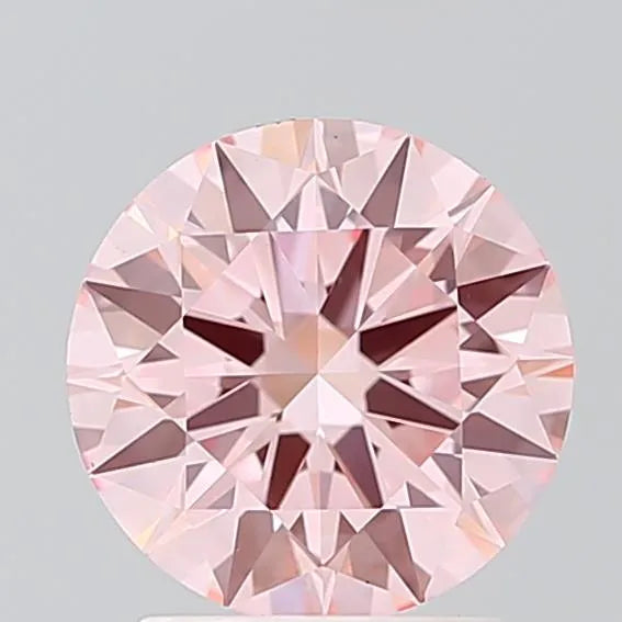 1.99ct Round Lab Grown Diamond (Colour Fancy Intense Pink, Clarity VVS2, Cut ID, IGI Certified)