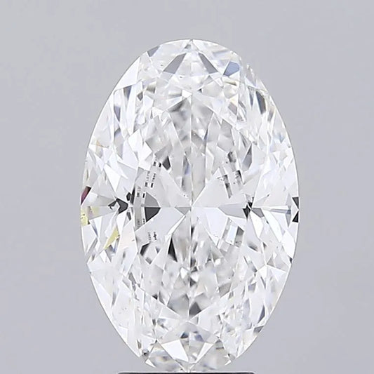 4.03ct Oval Lab Grown Diamond (Colour E, Clarity VS2, IGI Certified)