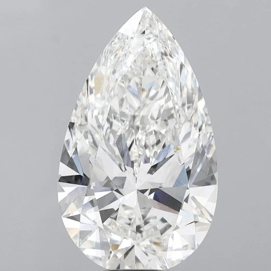 10.00ct Pear Lab Grown Diamond (Colour E, Clarity VVS1, IGI Certified)