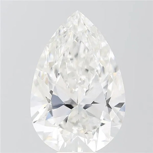 10.00ct Pear Lab Grown Diamond (Colour E, Clarity VVS2, IGI Certified)