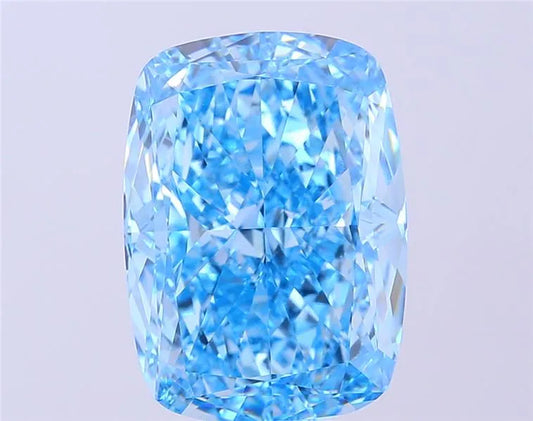 10.01ct Cushion modified Lab Grown Diamond (Colour Fancy Vivid Blue, Clarity VS1, IGI Certified)
