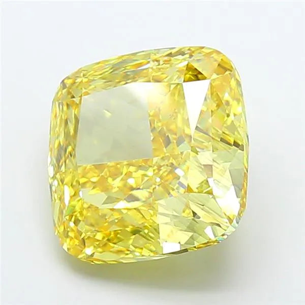 10.01ct Cushion modified Lab Grown Diamond (Colour Fancy Vivid Yellow, Clarity SI1, IGI Certified)