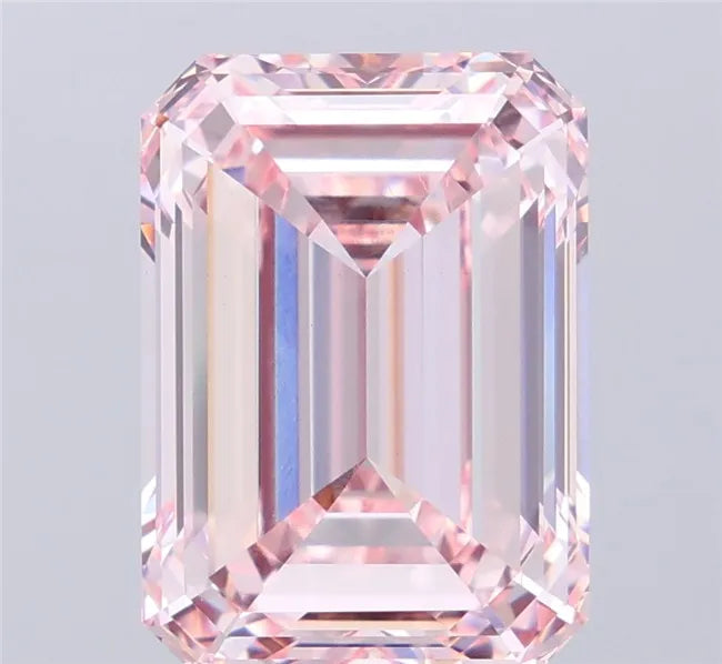 10.01ct Emerald Lab Grown Diamond (Colour Fancy Intense Pink, Clarity VVS2, IGI Certified)