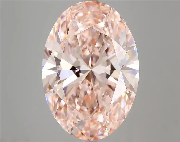 10.01ct Oval Lab Grown Diamond (Colour Fancy Intense Pink, Clarity VVS2, IGI Certified)