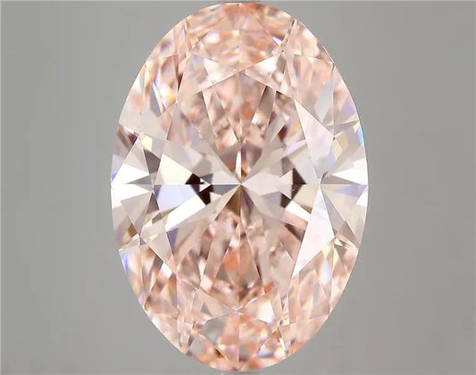 10.01ct Oval Lab Grown Diamond (Colour Fancy Intense Pink, Clarity VVS2, IGI Certified)