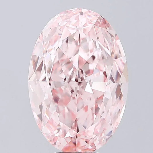 10.01ct Oval Lab Grown Diamond (Colour Fancy Vivid Pink, Clarity VS1, IGI Certified)