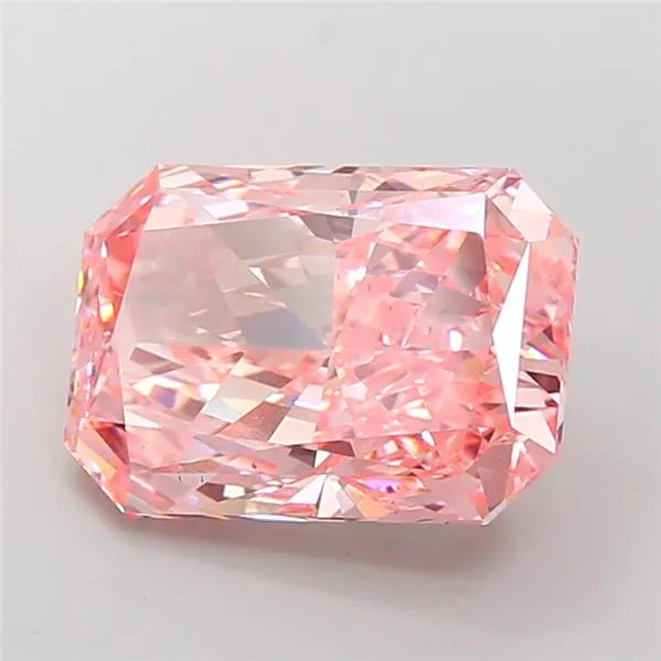 10.01ct Radiant Lab Grown Diamond (Colour Fancy Vivid Pink, Clarity VS1, IGI Certified)
