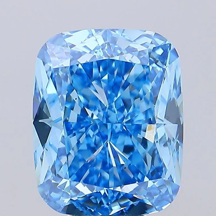 10.02ct Cushion modified Lab Grown Diamond (Colour Fancy Vivid Blue, Clarity VS1, IGI Certified)