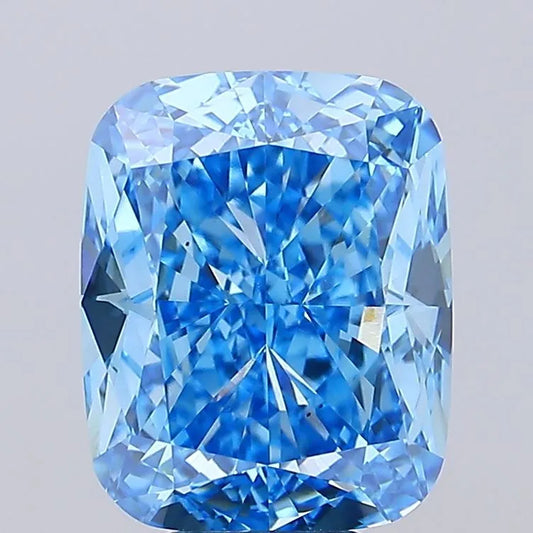 10.02ct Cushion modified Lab Grown Diamond (Colour Fancy Vivid Blue, Clarity VS1, IGI Certified)