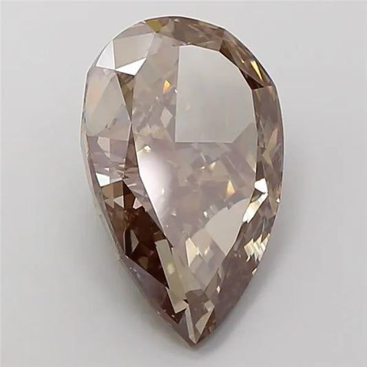 10.02ct Pear Lab Grown Diamond (Colour Fancy Light Gray, Clarity VVS2, IGI Certified)