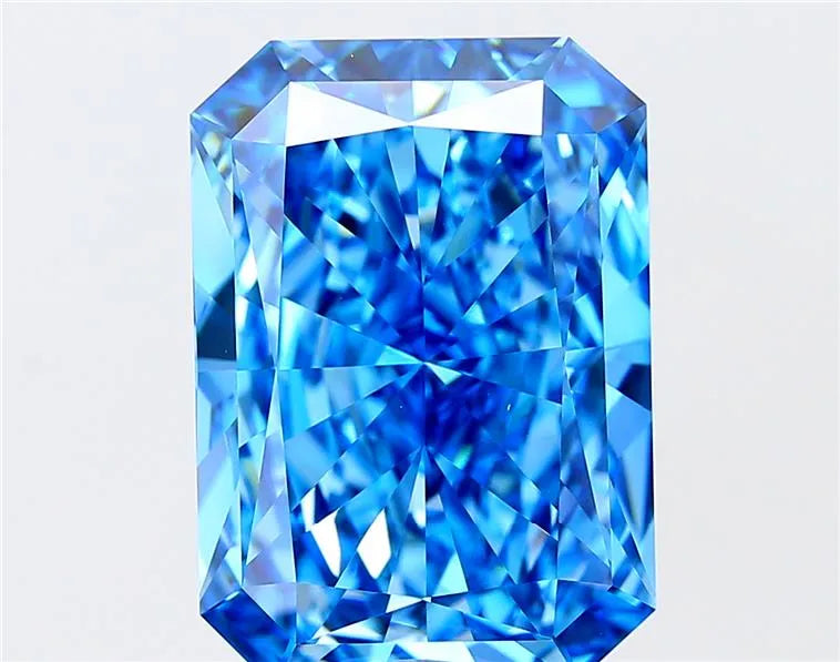 10.03ct Radiant Lab Grown Diamond (Colour Fancy Vivid Blue, Clarity VVS2, IGI Certified)