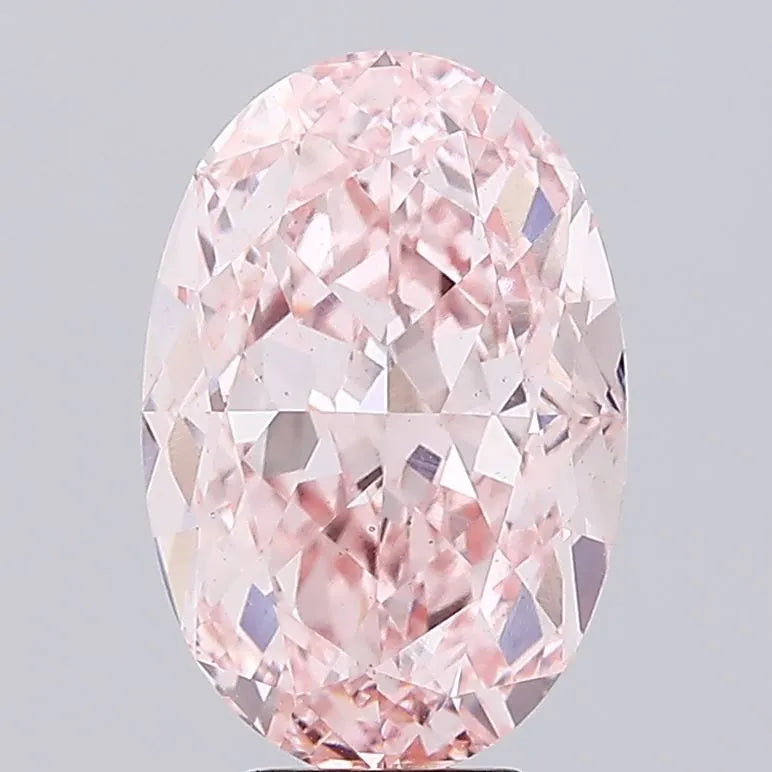 10.04ct Oval Lab Grown Diamond (Colour Fancy Intense Pink, Clarity VS2, IGI Certified)