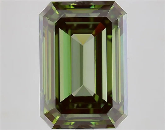 10.05ct Emerald Lab Grown Diamond (Colour Fancy Vivid Green, Clarity VS1, IGI Certified)