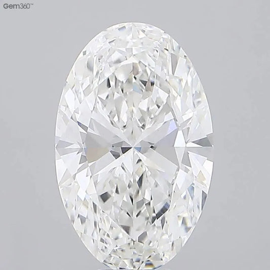 10.05ct Oval Lab Grown Diamond (Colour F, Clarity VVS2, IGI Certified)