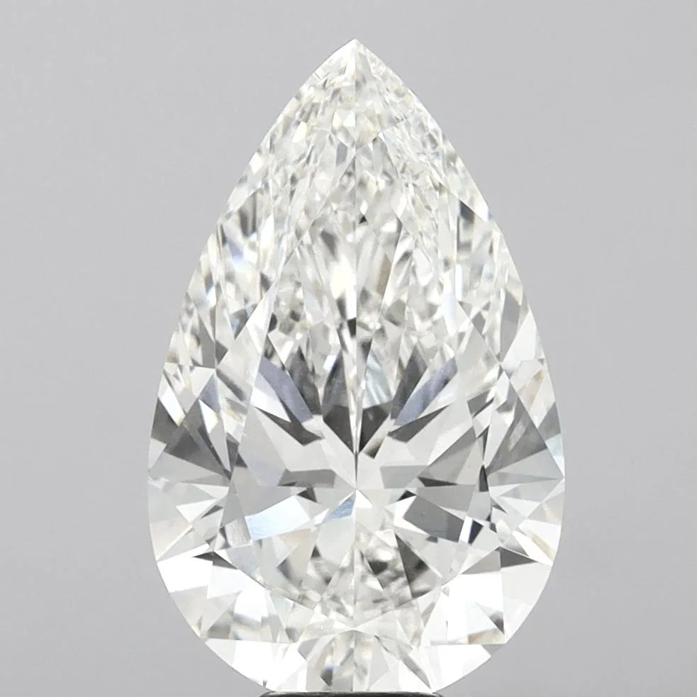 10.05ct Pear Lab Grown Diamond (Colour G, Clarity VVS2, IGI Certified)