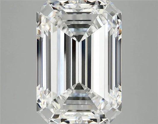 10.07ct Emerald Lab Grown Diamond (Colour E, Clarity VVS2, IGI Certified)