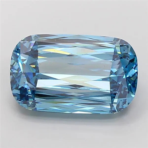 10.08ct Cushion modified Lab Grown Diamond (Colour Fancy Vivid Blue, Clarity VS1, IGI Certified)