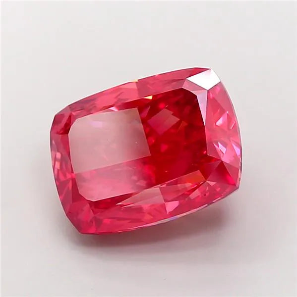 10.08ct Cushion modified Lab Grown Diamond (Colour Fancy Vivid Pink, Clarity VS1, IGI Certified)