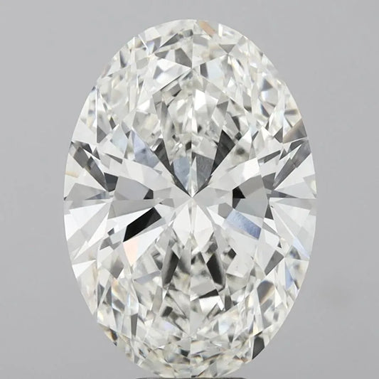 10.08ct Oval Lab Grown Diamond (Colour G, Clarity VVS2, IGI Certified)