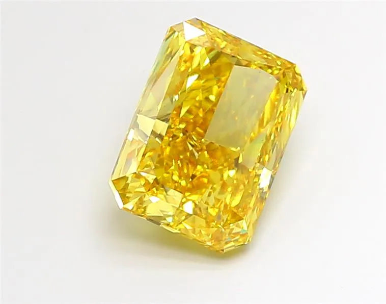 10.08ct Radiant Lab Grown Diamond (Colour Fancy Vivid Yellow, Clarity VS1, IGI Certified)