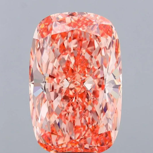 10.09ct Cushion modified Lab Grown Diamond (Colour Fancy Vivid Pink, Clarity VVS2, IGI Certified)