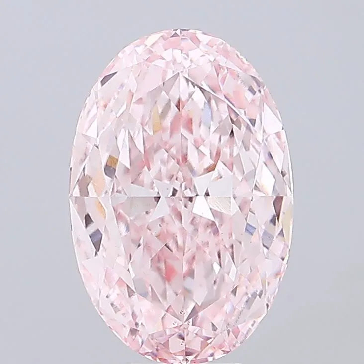 10.11ct Oval Lab Grown Diamond (Colour Fancy Intense Pink, Clarity VS1, IGI Certified)