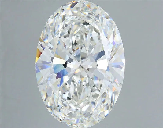 10.12ct Oval Lab Grown Diamond (Colour F, Clarity VVS2, IGI Certified)