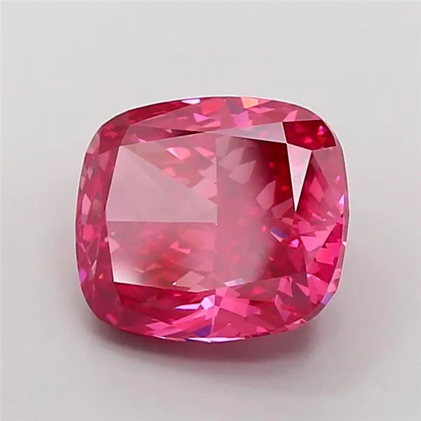 10.13ct Cushion modified Lab Grown Diamond (Colour Fancy Vivid Pink, Clarity VS1, IGI Certified)