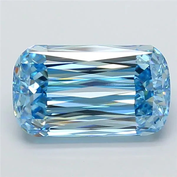 10.14ct Cushion modified Lab Grown Diamond (Colour Fancy Intense Blue, Clarity VS2, IGI Certified)