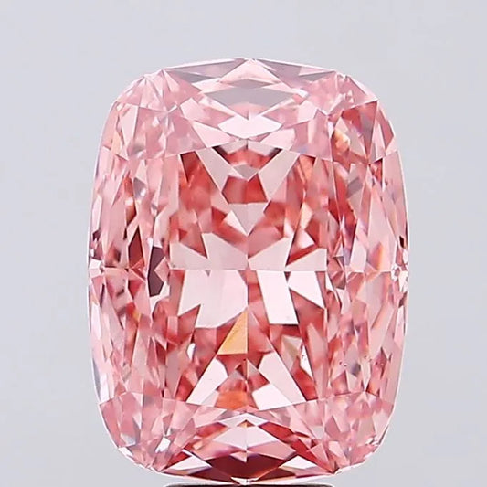 10.16ct Cushion modified Lab Grown Diamond (Colour Fancy Vivid Pink, Clarity VS2, IGI Certified)
