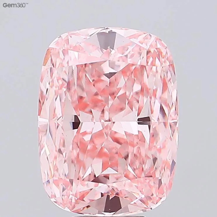 10.20ct Cushion modified Lab Grown Diamond (Colour Fancy Vivid Pink, Clarity VS1, IGI Certified)