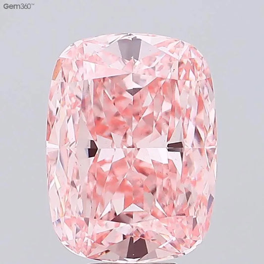 10.20ct Cushion modified Lab Grown Diamond (Colour Fancy Vivid Pink, Clarity VS1, IGI Certified)
