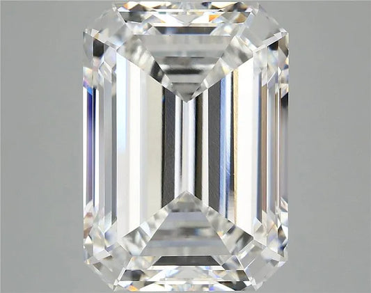10.36ct Emerald Lab Grown Diamond (Colour E, Clarity VVS2, IGI Certified)